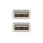 Nanocable Cable USB 2.0 Tipo A/M-A/M 3 m Beige